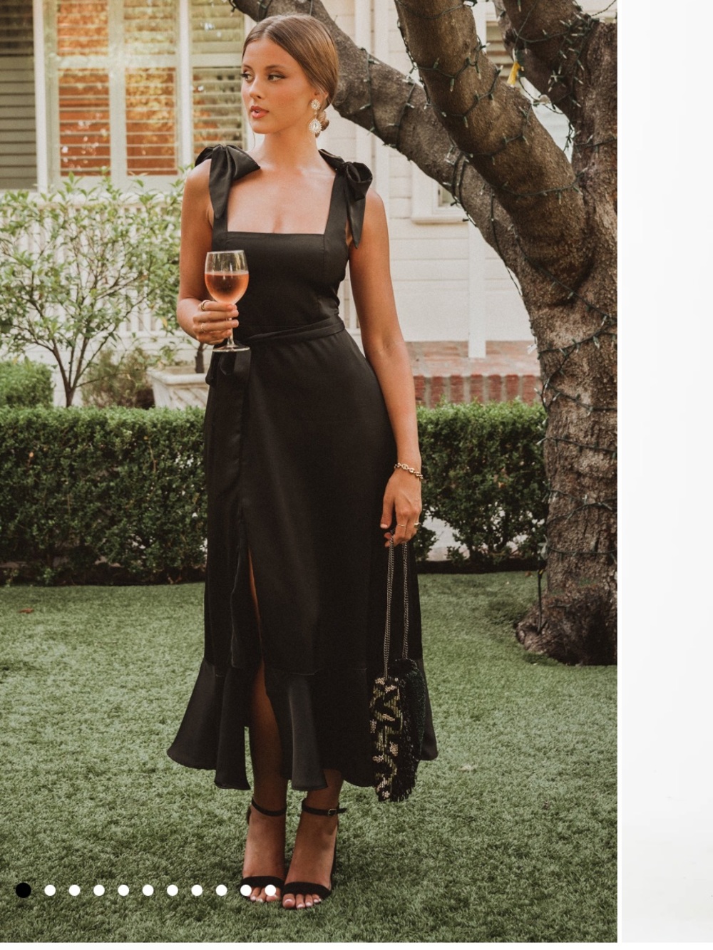 Show Me Your MuMu Claire Midi Dress - Black